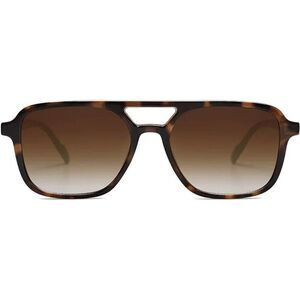SOJOS Retro Aviator Sunglasses Tortoise Rectangle  SJ2202 Unisex